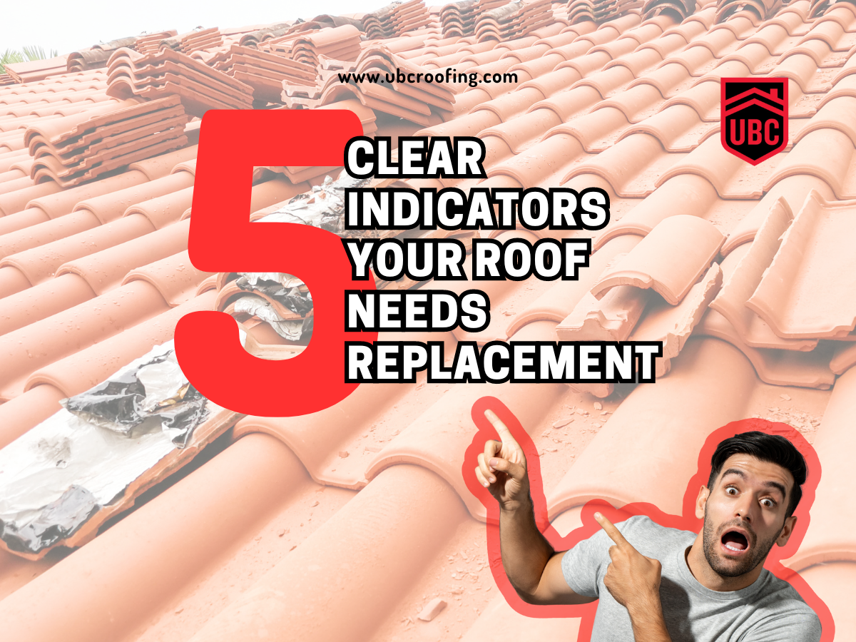 5 Clear Indicators Your Roof Needs Replacement