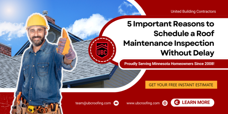 5 Important Reasons to Schedule a Roof Maintenance Inspection Without Delay